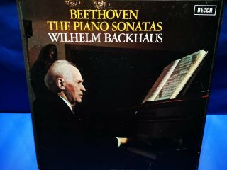 $decca Sxla 6452 - 61 Wilhelm Backhaus Beethoven The Piano Sonatas 10 Lp Nm