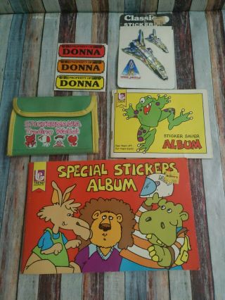 Vintage Sticker Albums/stickers - Puffy - Scratch N Sniff