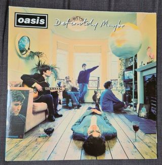 Oasis ‎– Definitely Maybe 1994 U.  K.  1st Damont Pressing Creation Records Ex