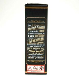 JACK DANIELS TENNESSEE WHISKY PAPER RED DOG SALOON BOX 700 ml (NO BOTTLE) 2