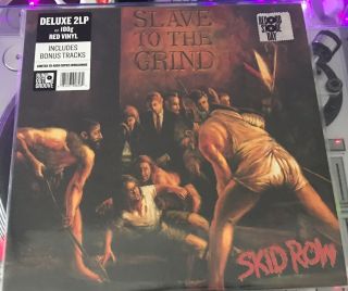 Skid Row Slave To The Grind Deluxe 180g 2 Lp Red Vinyl Limited Bonus Tracks