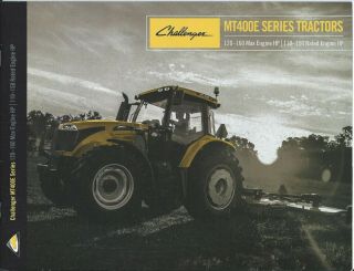 Farm Tractor Brochure - Challenger - Mt455e Et Al Mt400e Series - 2016 (f7374)