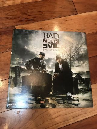 Bad Meets Evil Hell The Sequel Eminem & Royce Vinyl Lp - Vg,