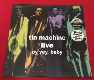 Tin Machine Oy Vey Baby Vinyl Album Live 1992 Ltd Rare Bowie/gabrels/sales Bros