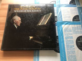 Decca Sxla 6452 - 61 Beethoven - The Piano Sonatas Wilhelm Backhaus 10 Lps