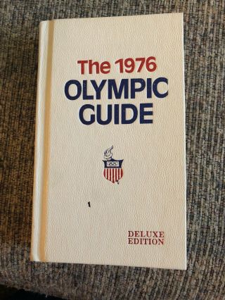 1976 Olympic Guide Deluxe Edition Olympics Sports Hardcover