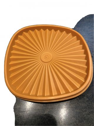 Orange Tupperware Servalier Replacement Lid Seal 839 7 3/8”