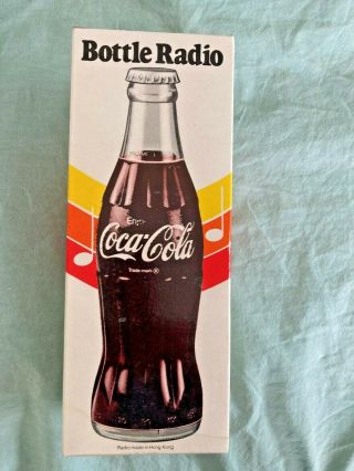 Vintage Coca Cola Bottle Am Radio Coke 409c