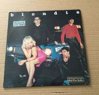 Blondie - Plastic Letters - 1978 Us Vinyl Promo With Press Kit