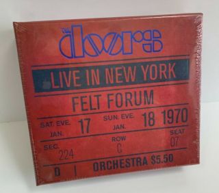 The Doors Live In York Felt Forum 1970 Still 6 Cd Set Rhino Records