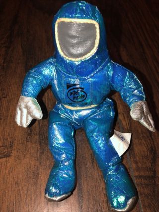 1997 Intel Corp Pentium Ii Astronaut Spacesuit Plush - Metallic Blue