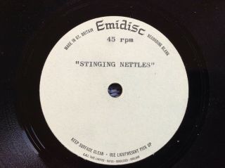 Mike Batt “stinging Nettles” Rare Uk 1968 Unreleased Demo Only Acetate Psych