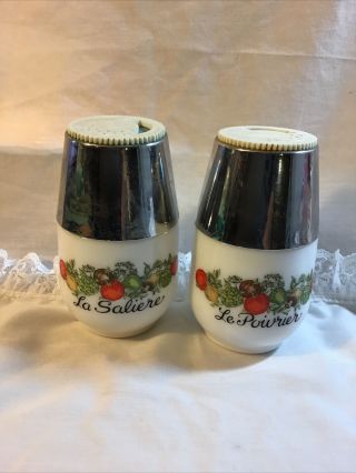 Vintage Gemco Spice Of Life Salt And Pepper Shakers