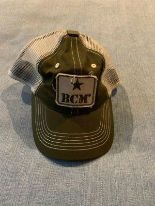Bcm Bravo Company Mesh Truckers Hat.  Never Worn.  Hook And Loop Back.
