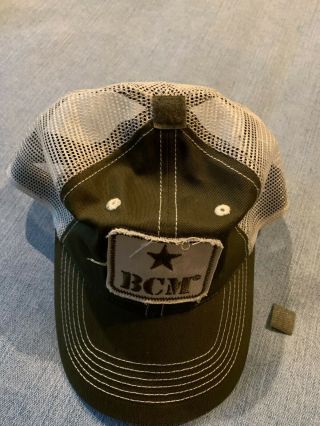 BCM Bravo Company mesh truckers hat.  never worn.  hook and loop back. 2