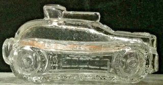 Vintage Glass Candy Container - Tank - " U.  S.  Army " - Stough - Circa 1942