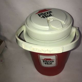Vintage Pizza Hut Logo 1/2 Gallon Thermos Water Cooler Jug By Gott Model 1502