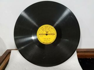 Johnny Cash - I Walk The Line/get Rhythm - 78 Rpm - Sun Record 241 Estate Find