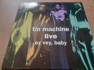 David Bowie tin machine oy vey baby live orig vinyl lp see info 2