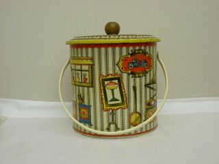 Vintage Baret Ware Art Grace " Edwardian " Biscuit Barrel