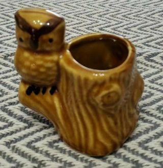 Vintage Owl Toothpick Holder 2.  75 "