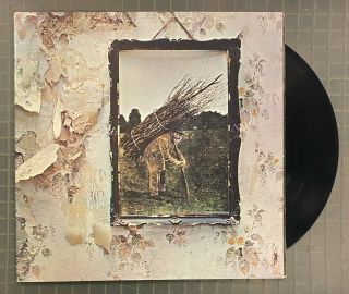 Vintage 1971 Led Zeppelin Zoso (the Untitled Fourth Studio) Vinyl Record Album