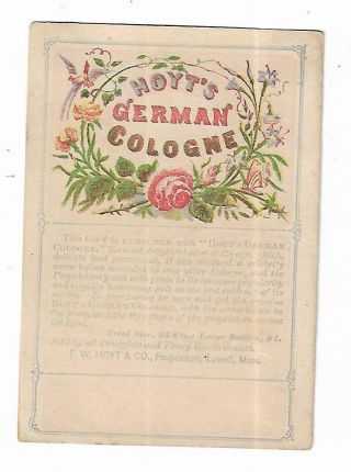 Old Trade Card Hoyt 