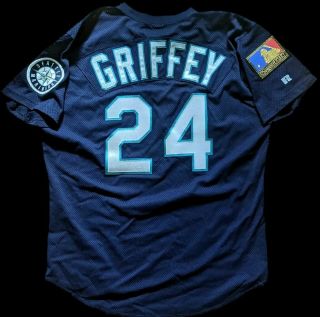 1994 Seattle Mariners Ken Griffey Jr Game Worn Bp Jersey Miedema Loa