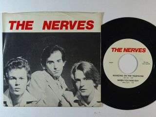 Power Pop 45 Nerves Hanging On The Telephone Ep Nm Black Back