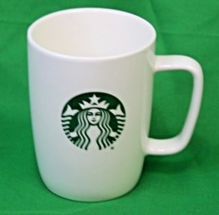 Starbucks White/green Siren Mermaid 10.  8 Oz Coffee Mug