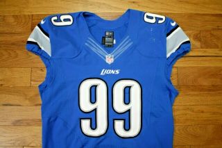 2012 Corey Williams Detroit Lions game jersey size 48,  4 Line 2