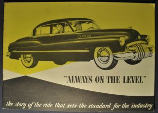 1950 Buick Ride Brochure Roadmaster Riviera Special 50