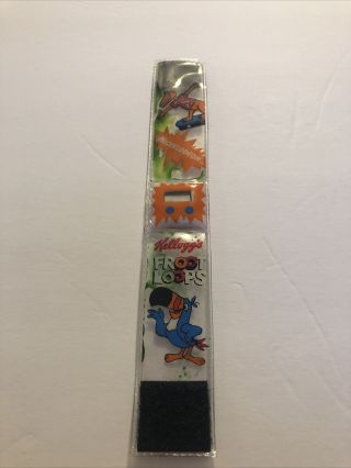 Vintage 1992 Collectible Kelloggs " Toucan Sam " Fruit Loops Nickelodeon Watch Nos