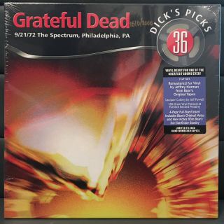 Grateful Dead Dick’s Picks 36 Spectrum 9/21/72 Philly 7 - Lp 872/2000