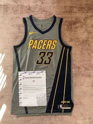 Miles Turner Game Worn Nba Jersey Indiana Pacers Nike Meigray