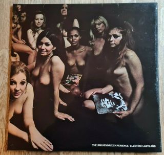 Jimi Hendrix 2x Lp Electric Ladyland Uk Polydor 1973 Press Nude Cover Top Vinyl