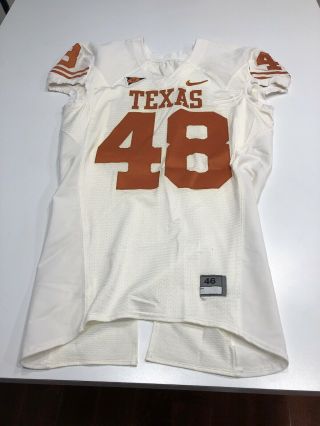 Game Worn Texas Longhorns Football Jersey Size 46 48