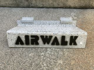 Airwalk Rare Vintage 90s Shoe Shelf Shelves Display For Slat Walls