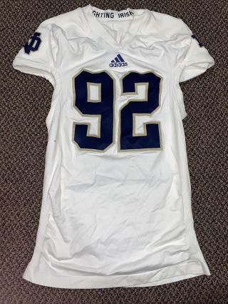 2012 Team Issued Notre Dame Football Away Jersey