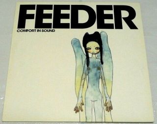 Feeder Comfort In Sound Lp Record 2002 Uk First Press White Vinyl Rare