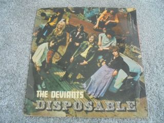 The Deviants - Disposable 1968 Uk Lp Stable 1st Psych