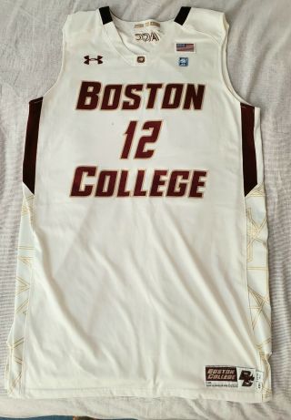 Ryan Anderson Game Worn 2013 Boston College Acc Home Basketball Jersey