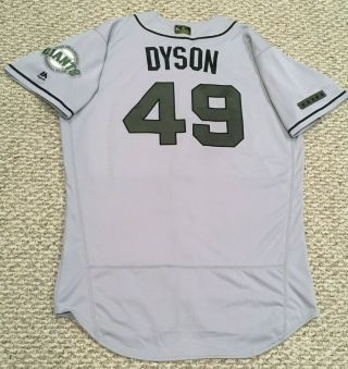 Dyson Size 46 49 2018 San Francisco Giants Game Jersey Memorial Day Mlb