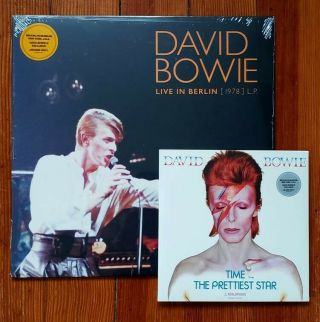 David Bowie Live In Berlin 1978 Lp & Time 7 " Brooklyn 