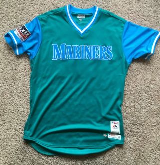 Seattle Mariners Game Worn Players Weekend Jersey Nick Hubba Hubba Vincent