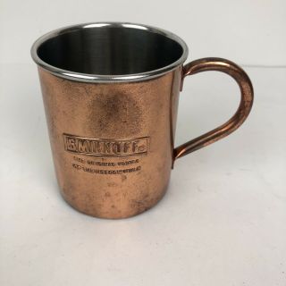 Smirnoff Copper Mule Mug Moscow Cup Barware Bar