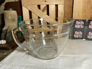 Anchor Hocking Large Glass 8 Cup 2 Quart Measuring Cup Batter Bowl