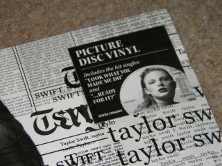 Taylor Swift Reputation Double Picture Disc Vinyl Lp