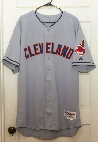 Cleveland Indians Team Issued 2013 Road Gray Jersey Mickey Callaway 50 Mlb Auth