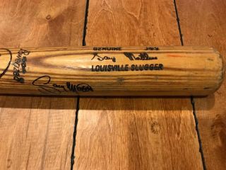 1983 Gary Mathews Signed Phillies Louisville Slugger Game Bat Psa Dna Jsa